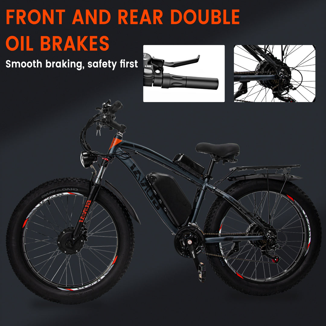 GUNAI GN88 Dual Motor Electric MountainBike 2000W,48V 22AH Battery