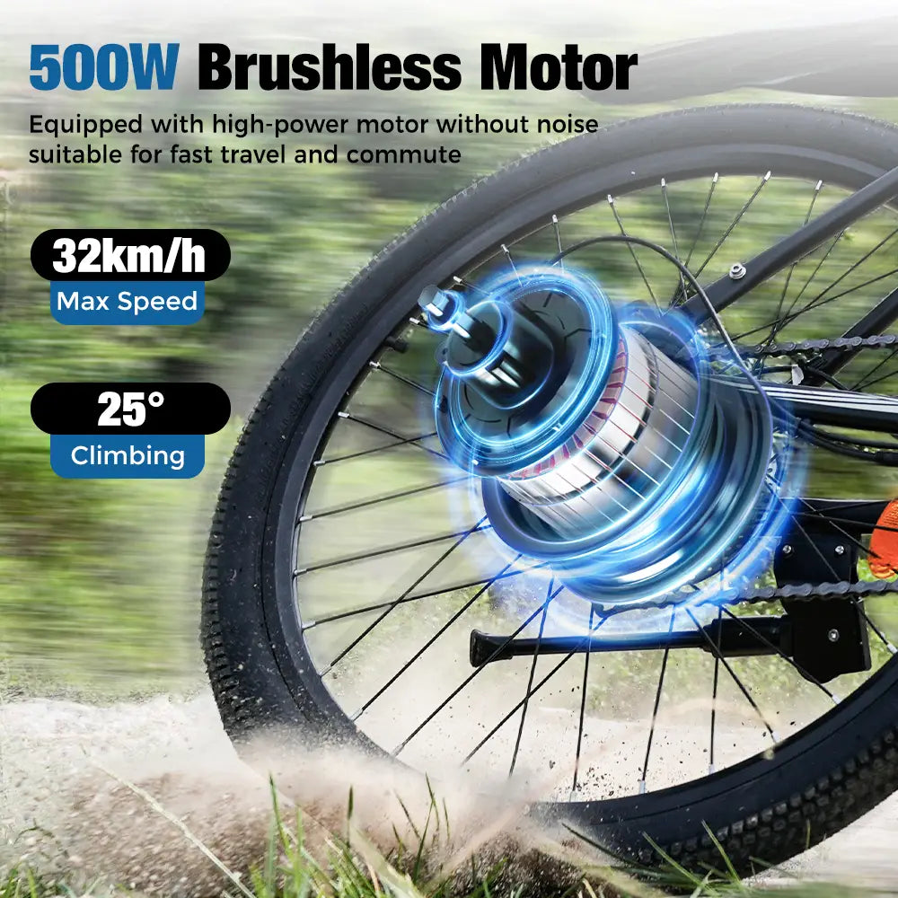 iScooter EB3 26 Inch City Electric Bike