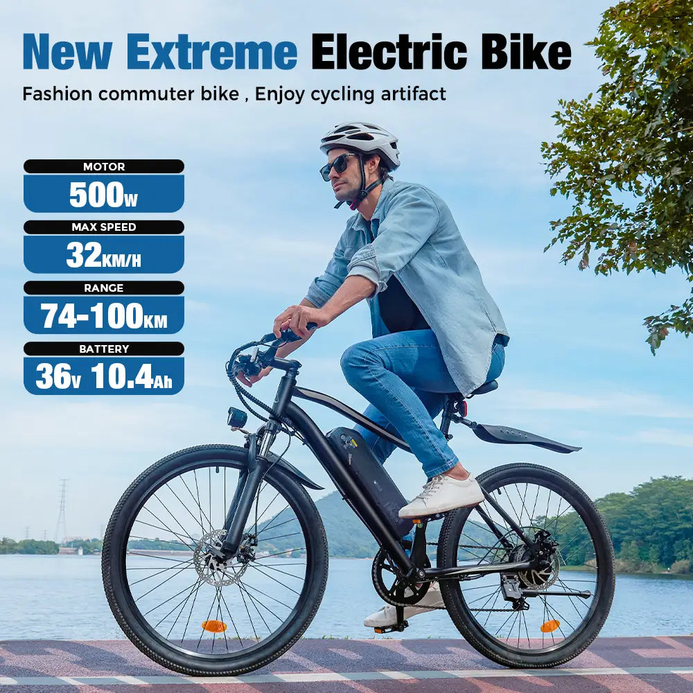 iScooter EB3 26 Inch City Electric Bike