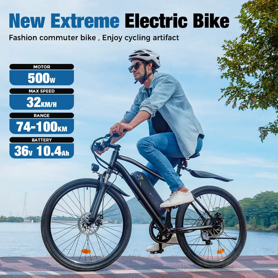 iScooter EB3 26 Inch City Electric Bike