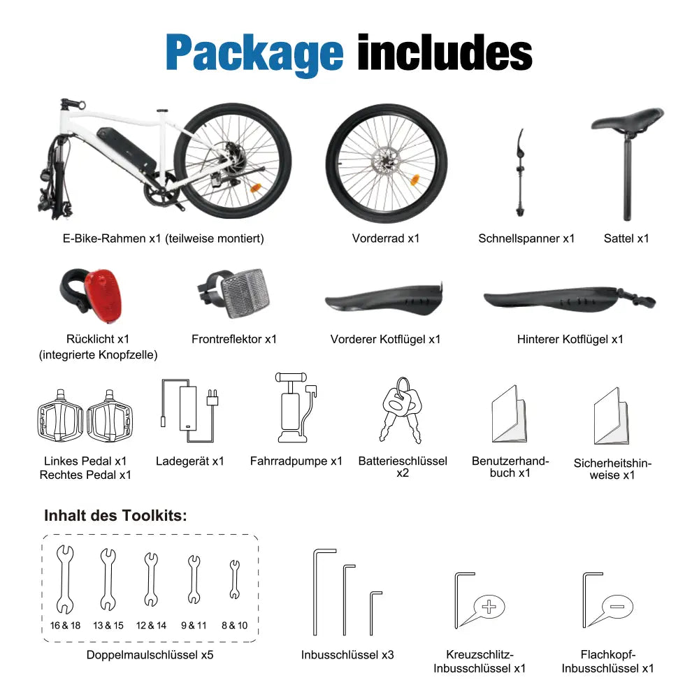 iScooter EB3 26 Inch City Electric Bike